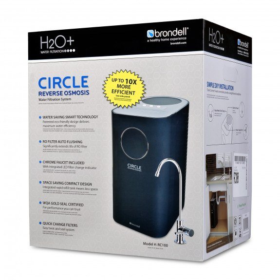 Brondell H2O+ Circle Reverse Osmosis Undercounter Water Filtration System