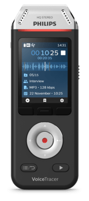 Philips VoiceTracer Audio Recorder for interviews and Notes DVT2110- Free Shipping on Wellbots