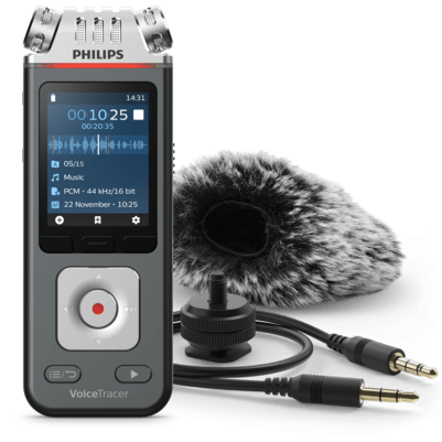Philips VoiceTracer Audio Recorder with Video-Shooting Kit DVT7110- Free Shipping on Wellbots