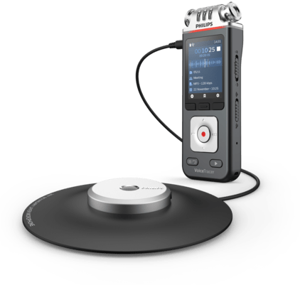 Philips VoiceTracer Meeting Recorder with 360° Meeting Microphone DVT8110- Free Shipping on Wellbots