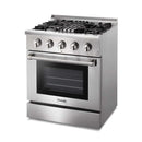 Cocina profesional de combustible dual de 30 pulgadas Thor Kitchen en acero inoxidable