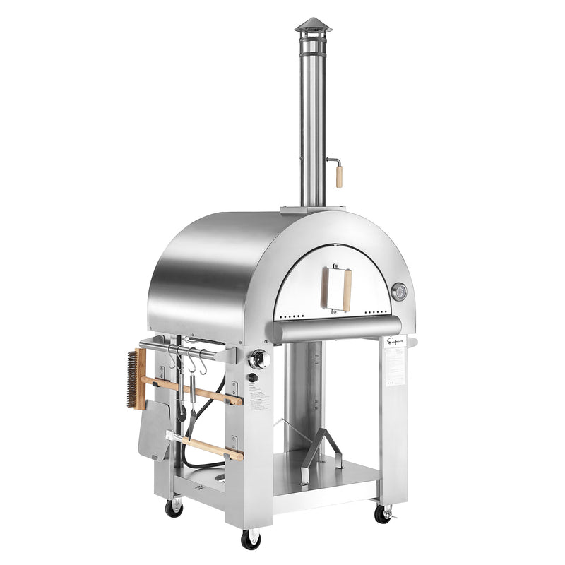 Empava Outdoor Wood Fired and Gas Pizza Oven PG03