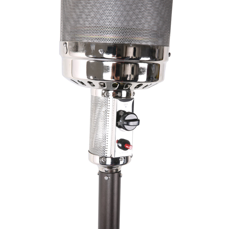 Pizzello PH02-SS Outdoor Iron Floor Patio Heater Free Shipping