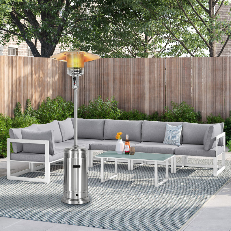 Pizzello HL2021A Outdoor Standing Stainless Steel Patio Heater