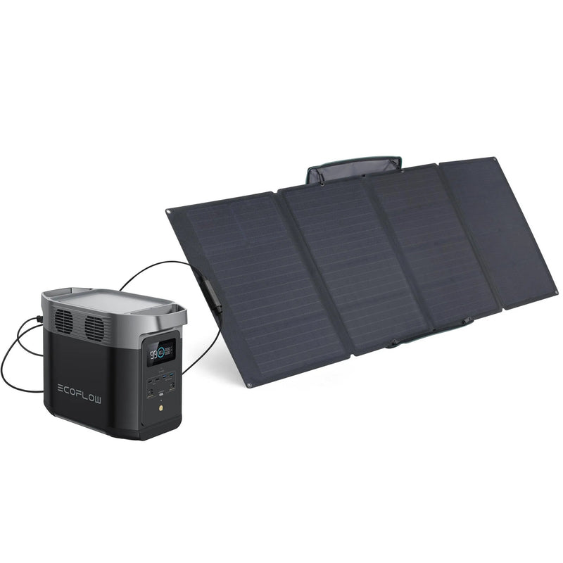EF ECOFLOW Portable Power Station DELTA 2, 1024Wh LiFePO4 (LFP) Battery,  Fast Charging, Solar Generator(Solar Panel Optional) for Home Backup Power