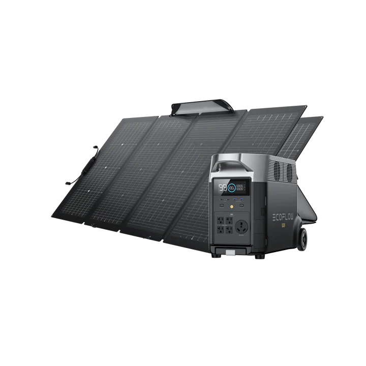 Central eléctrica portátil EcoFlow Delta Pro y panel solar de 220 W 
