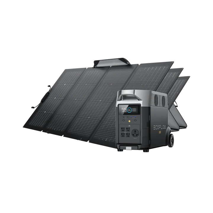 Central eléctrica portátil EcoFlow Delta Pro y panel solar de 220 W 