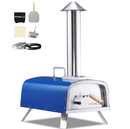 Pizzello Portable Wood Pellet Steel Pizza Oven X50001BKWOOD