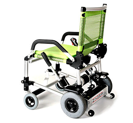 Silla de ruedas eléctrica Zinger con reposabrazos