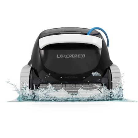 Maytronics Dolphin Explorer E30 Pool Cleaner with Caddy