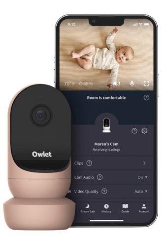 Owlet Cam 2 Wi-Fi® Smart Baby Monitor with 1080p Full HD Video