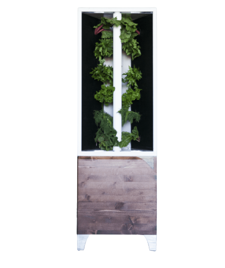 hydroponic vertical garden planter Just Vertical The Eve Indoor Hydroponic Garden w/ see pods