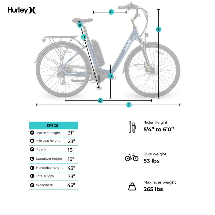 Hurley Laguna Urban Electric Bike