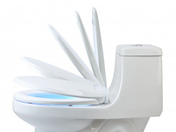 Brondell LumaWarm Heated Nightlight Toilet Seat