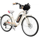 Bicicleta eléctrica cómoda para mujer Huffy Panama Jack de 27,5 pulgadas, 36 V