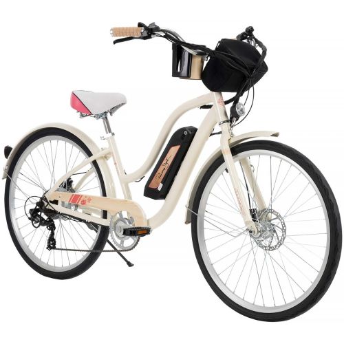 Huffy Panama Jack Women's 27.5-inch Electric Comfort Bike, 36V