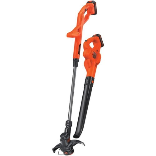 Black+Decker 20-Volt 10" String Trimmer/Edger, Hard Surface Sweeper & 2-Battery Combo Kit