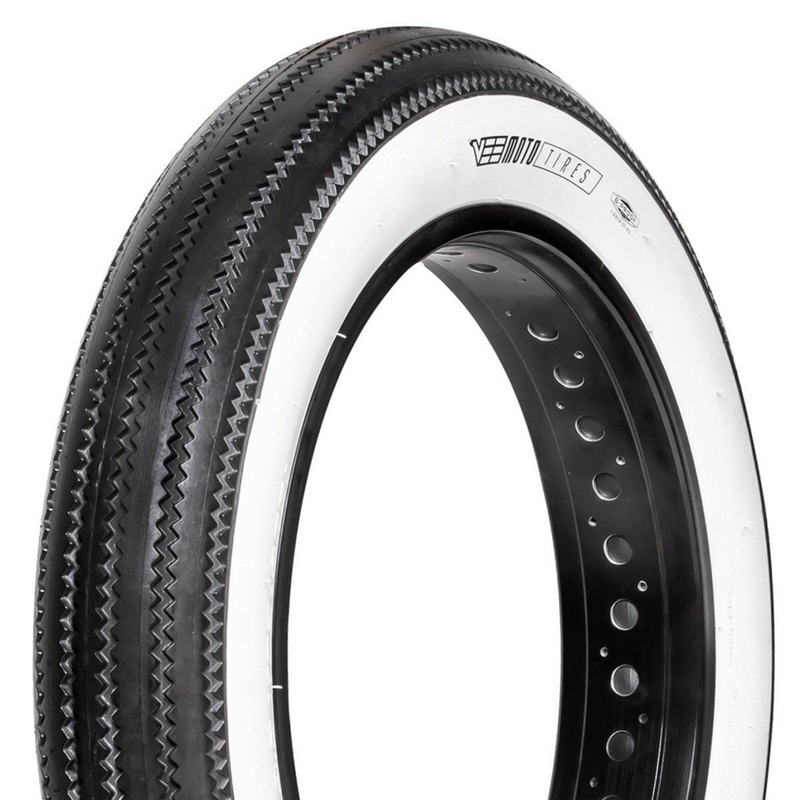 Vee Tire Co. Zigzag 26x4.0 Fat Bike Tire - White Sidewall (154-356)