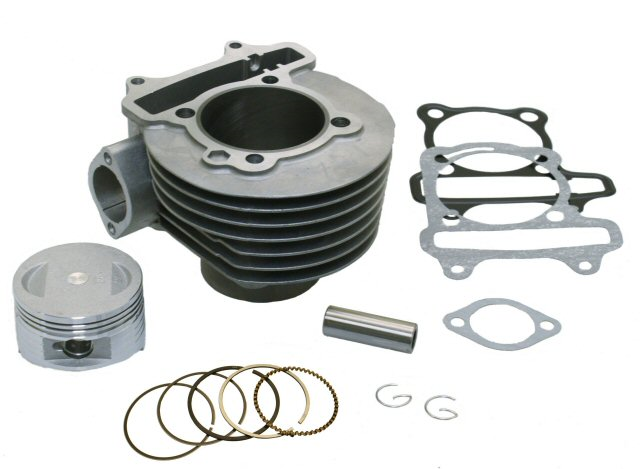 Universal Parts GY6 61mm Big Bore Cylinder Kit (164-309)