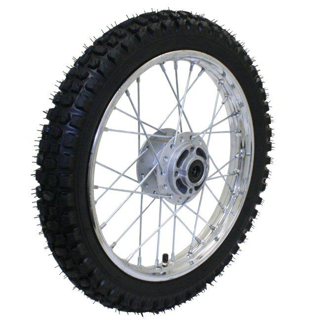 Universal Parts 14" Dirt Bike Front Wheel Assembly (143-3)