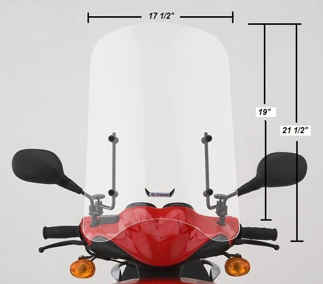Slipstreamer Scoot 40 Windshield (172-84) | Wellbots