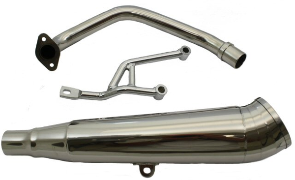 SSP-G Ruckus Stainless Steel Performance Exhaust - 25mm Header (190-45)
