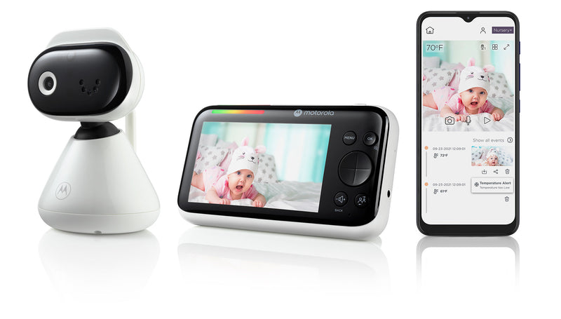 Motorola PIP1500 Connect 5" 1080p Manual Pan/Tilt Video Baby Monitor