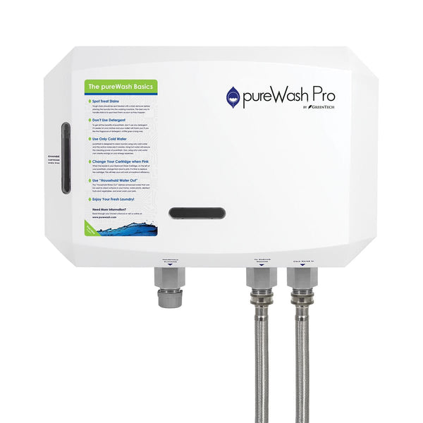 Green Tech pureWash Pro X2 - Laundry Water Purifier | Wellbots Smart Home Green Tech