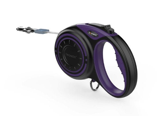 DOGNESS Smart Retractable Leash Package - one Bluetooth Speaker, one LED Light Pets Dogness