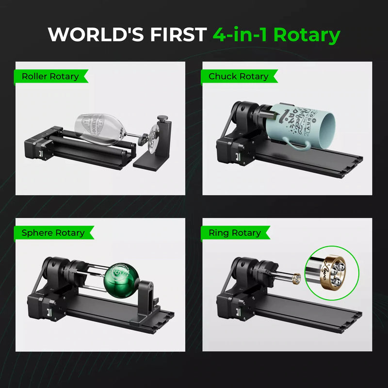 xTool RA2 Pro 4-in-1 Rotary for Laser Engraver