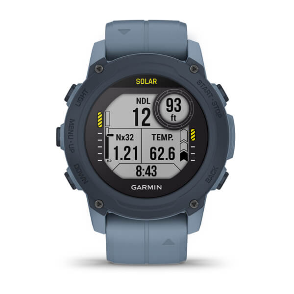 Reloj inteligente y ordenador de buceo solar Garmin Descent G1