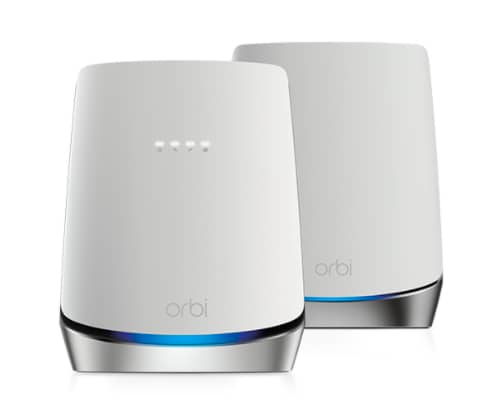 Orbi Tri-Band WiFi 6 Mesh System, 4.2Gbps, Router + 1 Satellite (AX4200)
