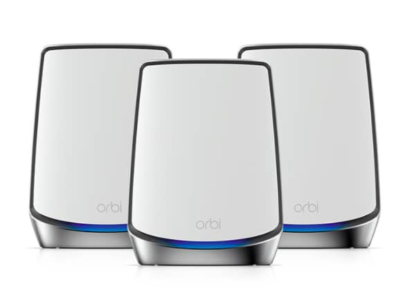 Sistema WiFi 6 en malla tribanda Orbi, 6 Gbps, enrutador + 2 satélites (AX6000) 