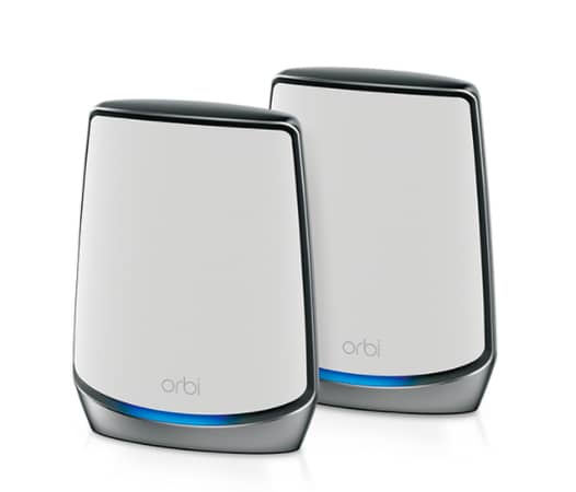 Orbi Tri-Band WiFi 6 Mesh System, 6Gbps, Router + 1 Satellite (AX6000)