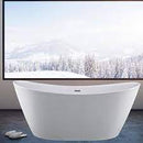 Empava 67 in. Freestanding Soaking Bathtub with Lighted - EMPV-67FT1518LED