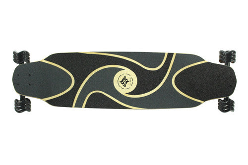 Shark Wheel Drop Down Tiki Longboard