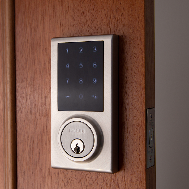 Toledo Single Cylinder Touch Z-Wave Electronic Deadbolt