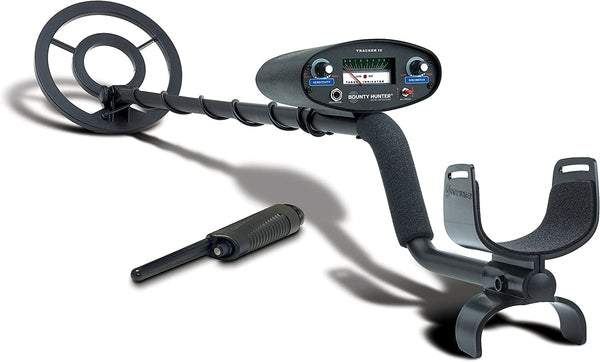 Bounty Hunter Tracker IV Metal Detector Kit with Pinpointer
