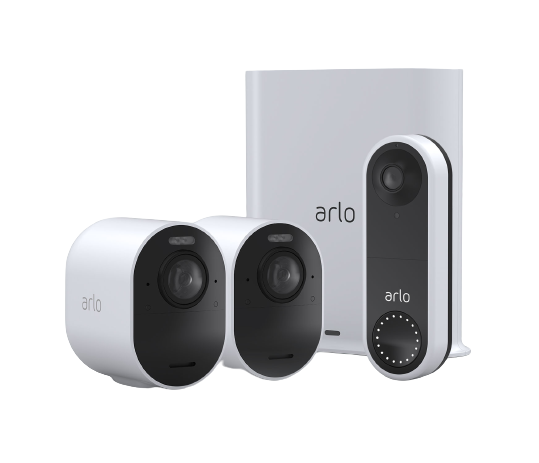 Arlo Wired Doorbell + 4K Camera Bundle