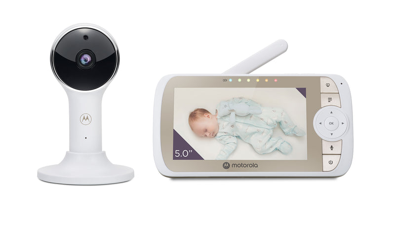 Motorola VM65X Connect 4.3" Connected Manual Pan/Tilt 1080p Video Baby Monitor with Crib Mount
