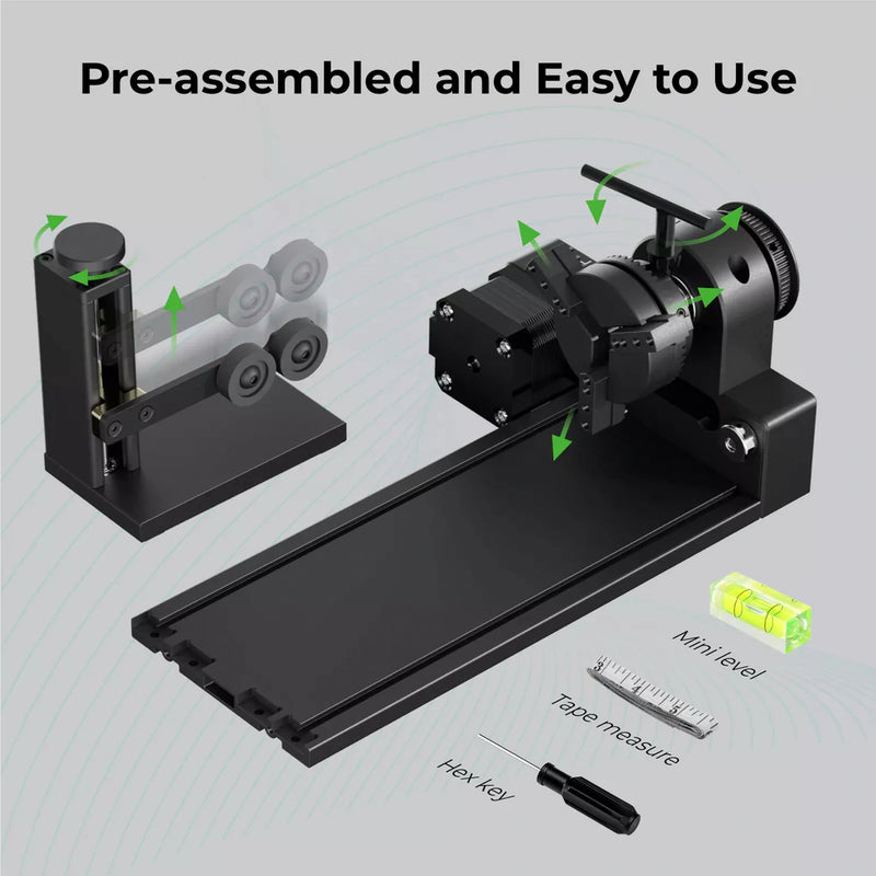 xTool RA2 Pro 4-in-1 Rotary for Laser Engraver